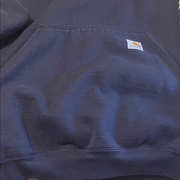 Carhartt Men's Dark Blue Hoodie - Picture 2 of 3